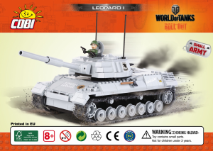 Manual Cobi set 3009 World of Tanks Leopard I