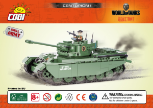 Bruksanvisning Cobi set 3010 World of Tanks Centurion I