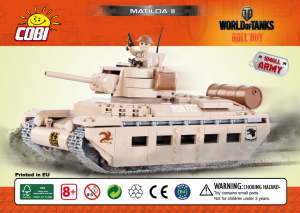 Bruksanvisning Cobi set 3011 World of Tanks Matilda II