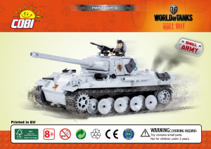 Manuál Cobi set 3012 World of Tanks Panther G