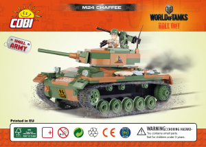 Manual Cobi set 3013 World of Tanks M24 Chaffee