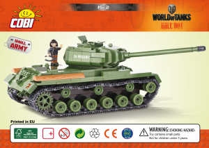 Bedienungsanleitung Cobi set 3015 World of Tanks IS-2