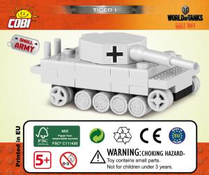 Návod Cobi set 3017 World of Tanks Tiger I (nano)