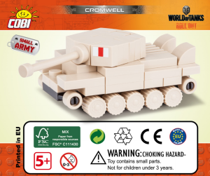 Mode d’emploi Cobi set 3018 World of Tanks Cromwell (nano)