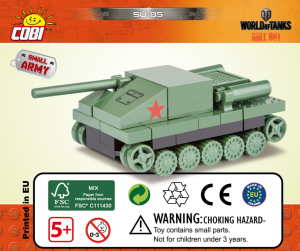 Instrukcja Cobi set 3020 World of Tanks SU-85 (nano)
