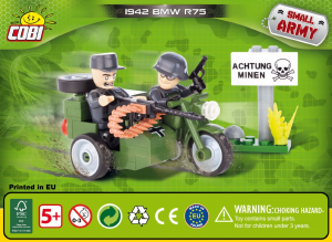 Kullanım kılavuzu Cobi set 2149 Small Army WWII BMW R75 1942