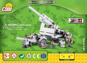 Mode d’emploi Cobi set 2338 Small Army WWII Flak 36/37 88mm