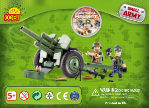 Kullanım kılavuzu Cobi set 2342 Small Army WWII Howitzer M30