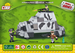 Instrukcja Cobi set 2375 Small Army WWII Pojazd pancerny Kubus