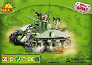 Mode d’emploi Cobi set 2443 Small Army WWII M4 Sherman