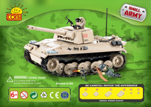 Mode d’emploi Cobi set 2447 Small Army WWII Panther