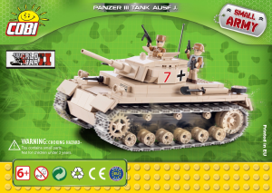 Mode d’emploi Cobi set 2451 Small Army WWII Panzer III ausf. J