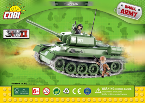 Manual de uso Cobi set 2452 Small Army WWII T-34/85