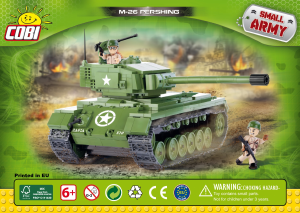 Mode d’emploi Cobi set 2471 Small Army WWII M-26 Pershing