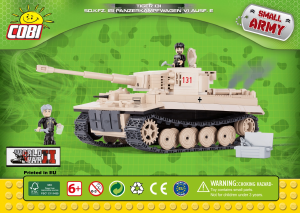 Mode d’emploi Cobi set 2477 Small Army WWII Tiger 131