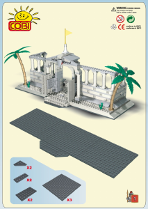 Bedienungsanleitung Cobi set 23501 Romans & Barbarians Wachposten