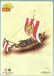 Bedienungsanleitung Cobi set 23750 Romans & Barbarians Galeere