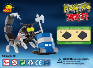 Bedienungsanleitung Cobi set 28081 Monsters vs Zombies Monster Skorpion