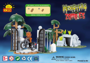 Manual Cobi set 28142 Monsters vs Zombies Wolfmans lair
