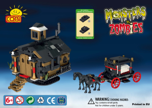 Manual Cobi set 28390 Monsters vs Zombies House of terrors