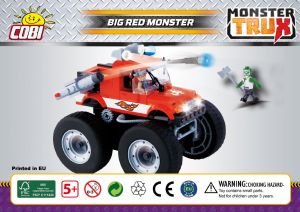 Bedienungsanleitung Cobi set 20054 Monster Trux Monster Truck Rot