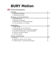 Handleiding BURY Motion Carkit