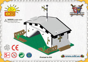 Handleiding Cobi set 27153 Knights Tent
