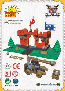 Bedienungsanleitung Cobi set 27255 Knights Wachturm