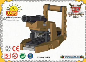 Handleiding Cobi set 27051 Grunwald Kanon