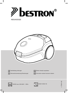 Manual Bestron ABG400SGE Grando Vacuum Cleaner