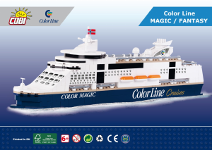 Käyttöohje Cobi set 01284 Ferries Color Line
