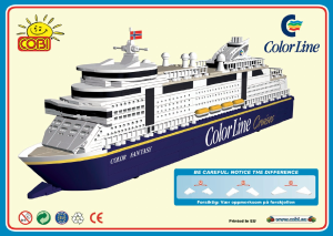 Manual de uso Cobi set 01925 Ferries Color Line