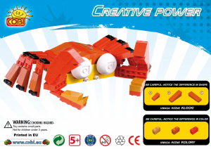 Bedienungsanleitung Cobi set 20650 Creative Power Krabbe
