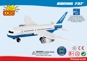 Manuale Cobi set 26170 Boeing 737