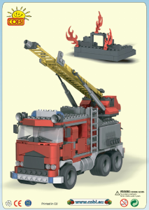 Manual Cobi set 1451 Action Town Rescue team