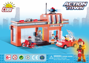 Manual Cobi set 1466 Action Town Fire station