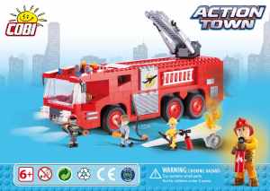 Manual Cobi set 1467 Action Town Airport fire truck