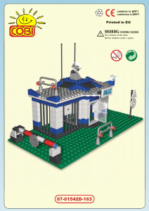 Manual Cobi set 1542 Action Town Jail
