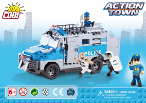 Bedienungsanleitung Cobi set 1564 Action Town Polizei Panzer