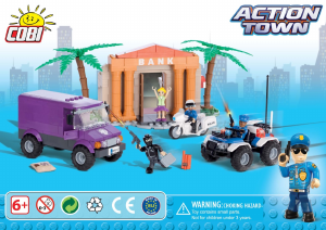 Manual Cobi set 1566 Action Town Bank robbery