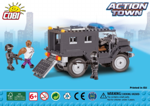 Manual Cobi set 1575 Action Town SWAT team