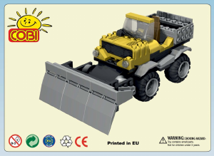 Manual Cobi set 1624 Action Town Bulldozer