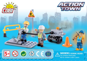 Manual Cobi set 1660 Action Town Road construction
