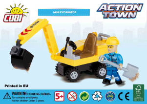 Manual Cobi set 1671 Action Town Excavator