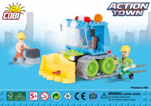 Manual Cobi set 1672 Action Town Construction crew