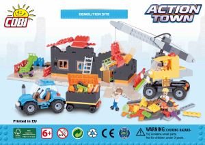 Bedienungsanleitung Cobi set 1675 Action Town Baustelle