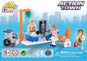 Manual Cobi set 1760 Action Town Emergency room
