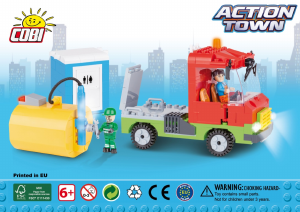 Manual Cobi set 1788 Action Town Septic truck