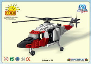 Manual Cobi set 1831 Action Town Coast guard helicopter