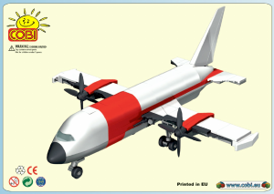 Manual Cobi set 1832 Action Town Coast guard plane
